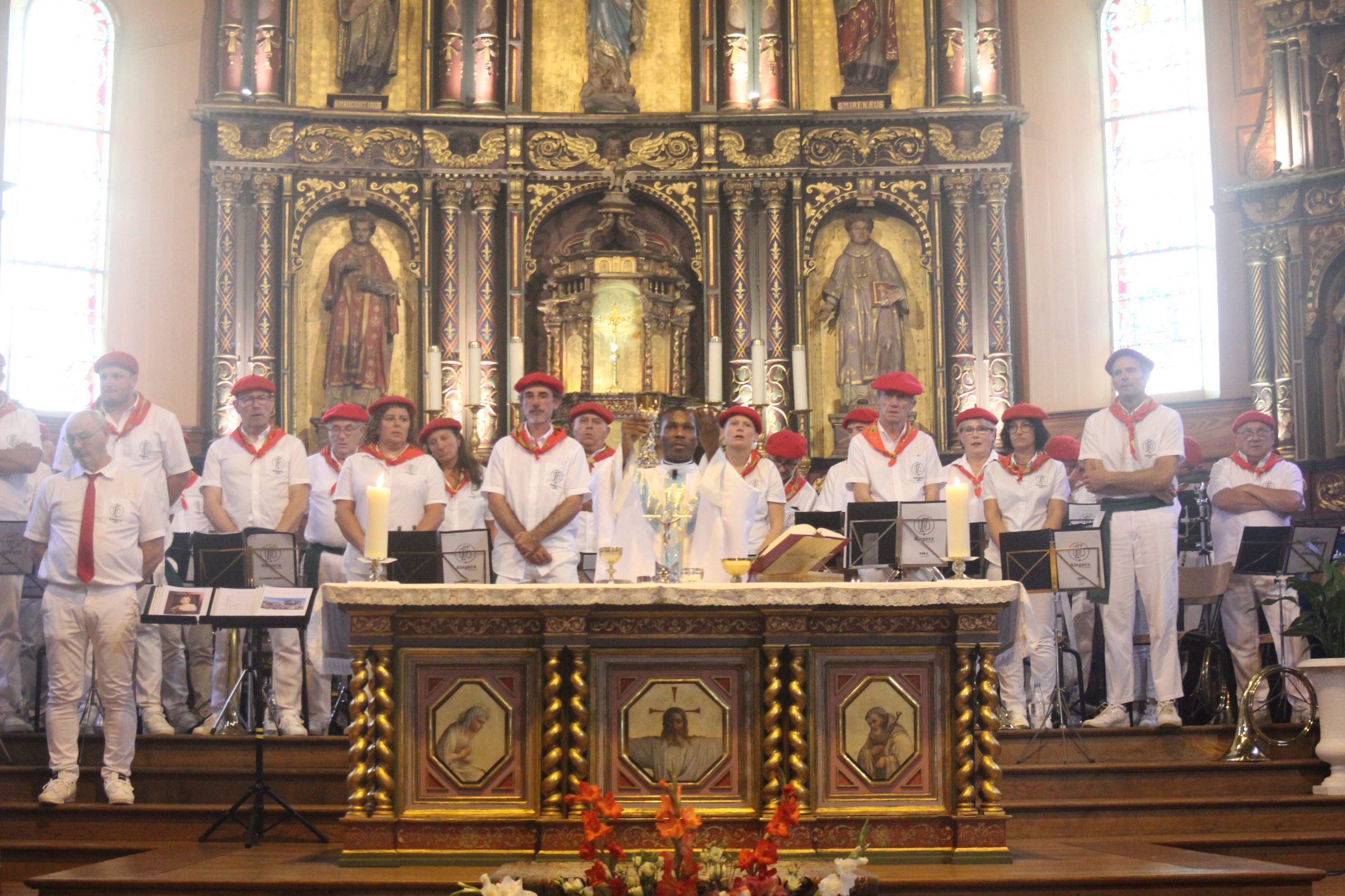 MESSE DE L’ASSOMPTION ANIMEE PAR LA FANFARE ALEGERA