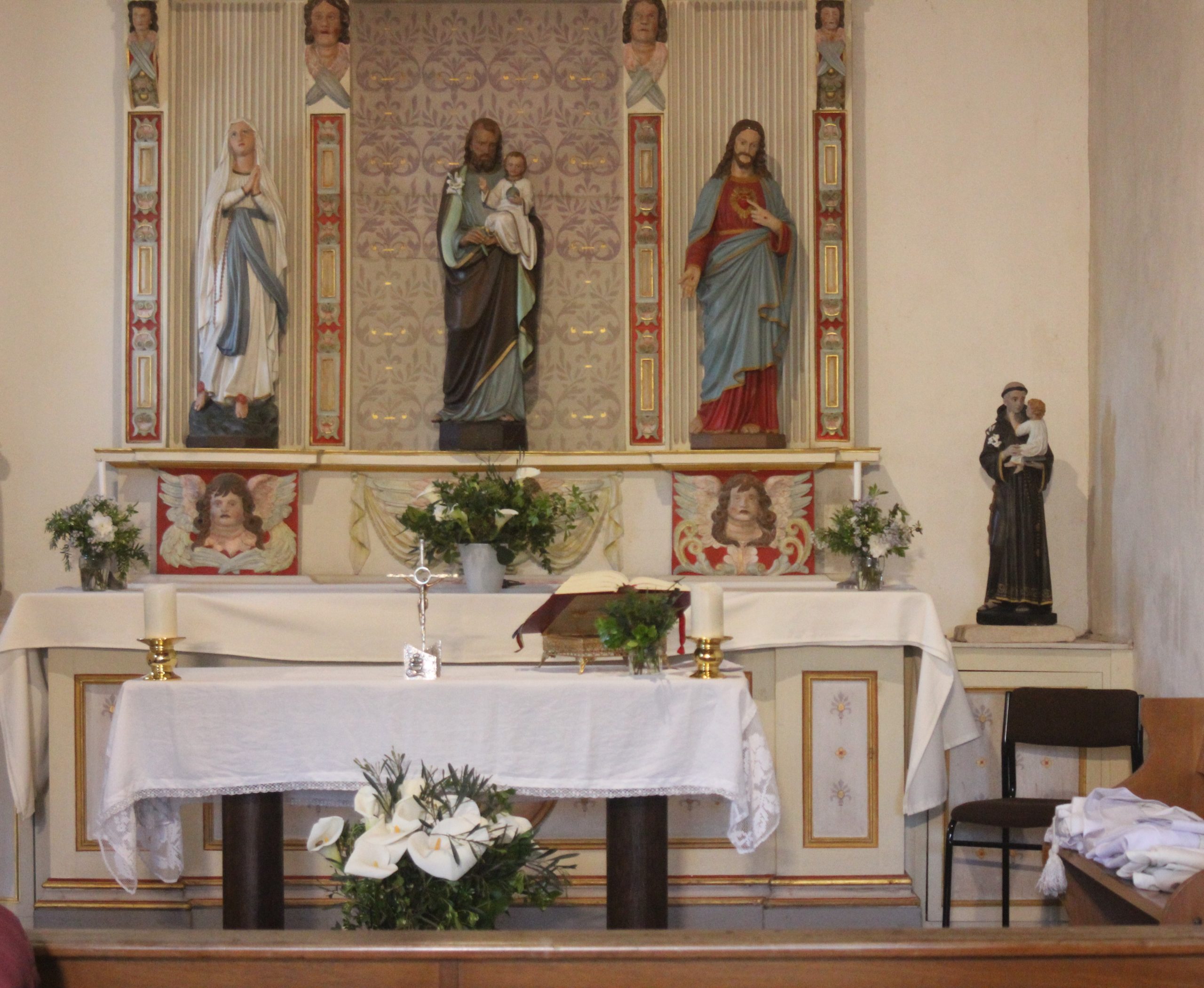 MESSE CELEBREE A LA CHAPELLE PARLEMENTIA EN L ‘HONNEUR DE SAINT JOSEPH